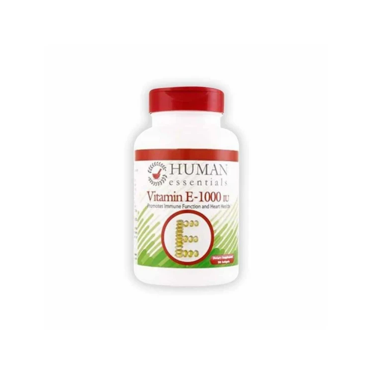 Human Essentials Vitamin E-1000 IU Softgels 90'S